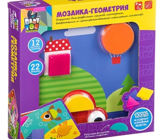 Мозаика для малышей. Геомертия от Bondibon