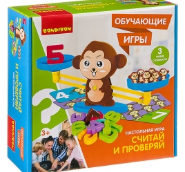 Обучающая настольная игра Bondibon Считай и проверяй